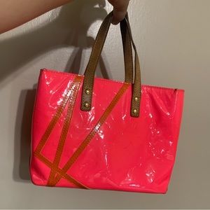 Authentic Rare Limited Louis Vuitton x Robert Wilson Pink Vernis Mini Tote